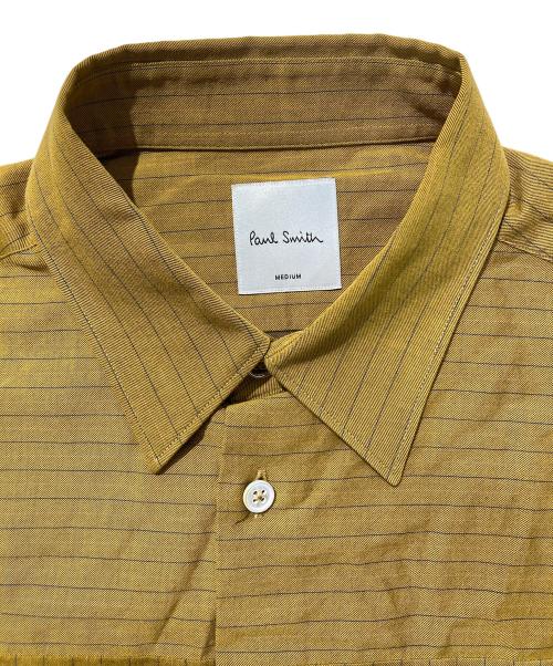 PAUL SMITH（ポールスミス）PAUL SMITH (ポールスミス) ストライプシャツ イエロー サイズ:Mの古着・服飾アイテム