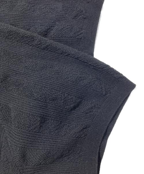 PAUL SMITH（ポールスミス）Paul Smith (ポールスミス) ショートスリーブニットポロシャツ ブラック サイズ:SIZE Mの古着・服飾アイテム