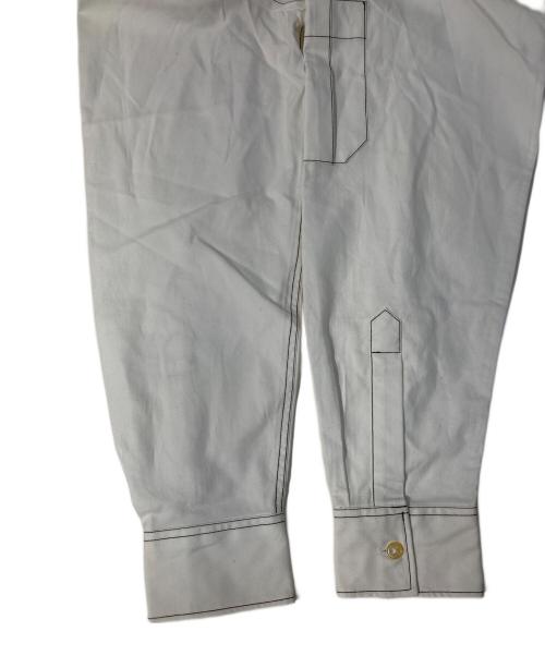 PAUL SMITH（ポールスミス）PAUL SMITH (ポールスミス) ステッチシャツ ホワイト サイズ:Ⅿの古着・服飾アイテム