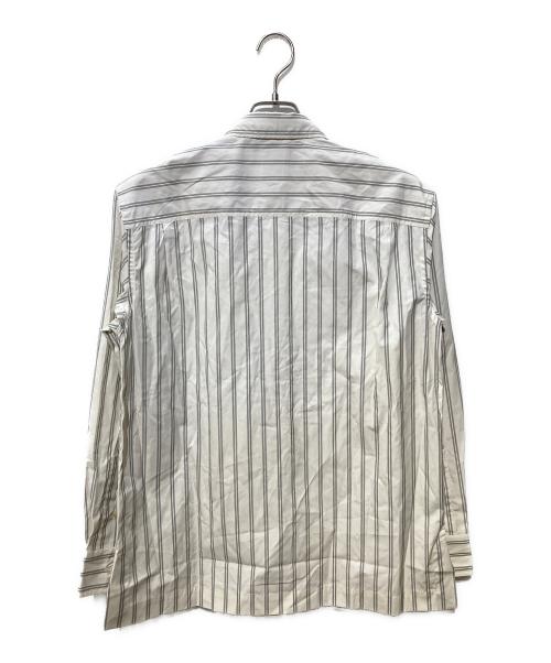 PAUL SMITH（ポールスミス）PAUL SMITH (ポールスミス) ダブルストライプワークシャツ ベージュ サイズ:Mの古着・服飾アイテム