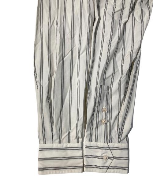 PAUL SMITH（ポールスミス）PAUL SMITH (ポールスミス) ダブルストライプワークシャツ ベージュ サイズ:Mの古着・服飾アイテム