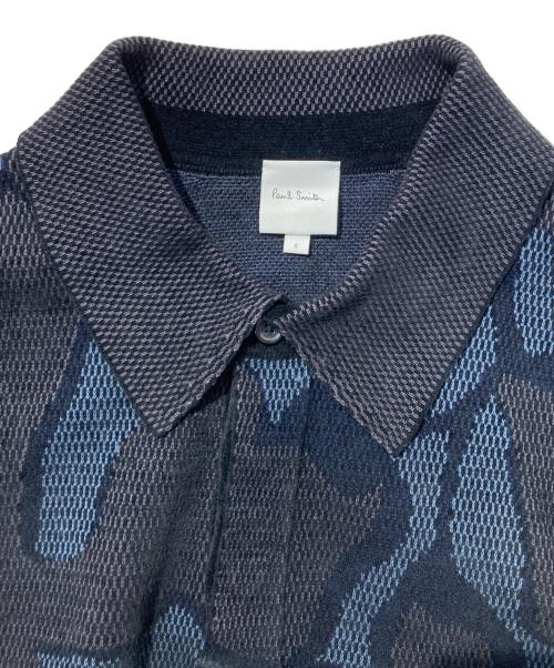 PAUL SMITH（ポールスミス）Paul Smith (ポールスミス) ニットポロシャツ ブラック サイズ:ｓの古着・服飾アイテム