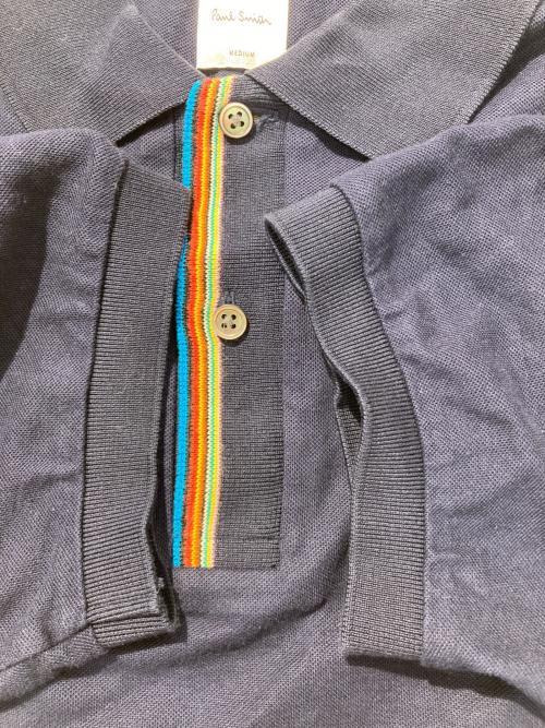 PAUL SMITH（ポールスミス）Paul Smith (ポールスミス) 半袖ポロシャツ ネイビー サイズ:Mの古着・服飾アイテム