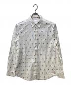 PAUL SMITHポールスミス）の古着「アルファベットアソートシャツ」｜ホワイト