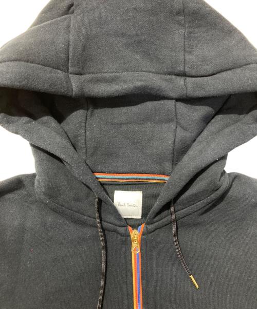 PAUL SMITH（ポールスミス）Paul Smith (ポールスミス) センターラインジップパーカー ブラック サイズ:Mの古着・服飾アイテム