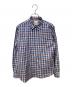 PAUL SMITH（ポールスミス）の古着「リネン混チェックシャツ」｜ブルー