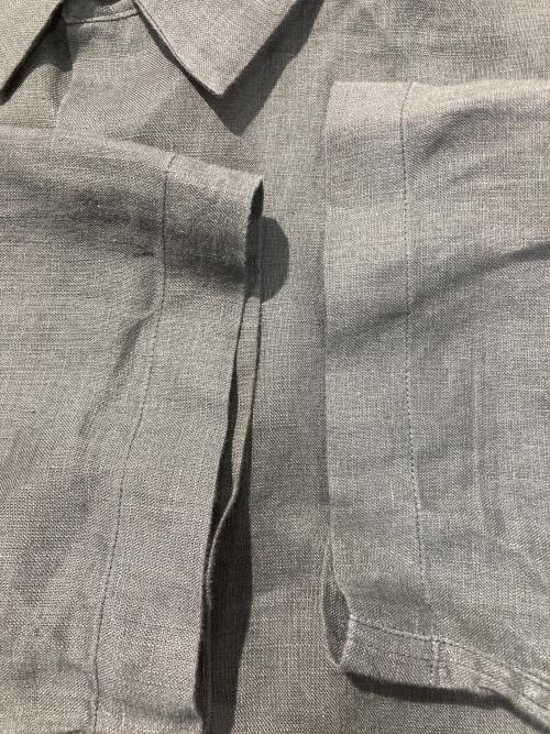 PAUL SMITH（ポールスミス）Paul Smith (ポールスミス) リネンショートスリーブシャツ グリーン サイズ:Mの古着・服飾アイテム