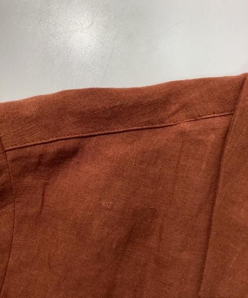 PAUL SMITH（ポールスミス）Paul Smith (ポールスミス) リネンシャツジャケット ブラウン サイズ:Mの古着・服飾アイテム