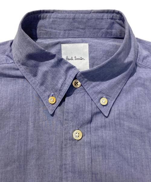 PAUL SMITH（ポールスミス）PAUL SMITH (ポールスミス) ボタンダウンシャツ ブルー サイズ:Mの古着・服飾アイテム