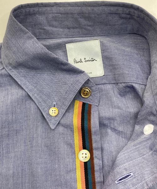 PAUL SMITH（ポールスミス）PAUL SMITH (ポールスミス) ボタンダウンシャツ ブルー サイズ:Mの古着・服飾アイテム
