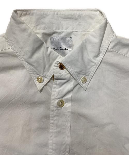 PAUL SMITH（ポールスミス）Paul Smith (ポールスミス) ボタンダウンシャツ ホワイト サイズ:Mの古着・服飾アイテム