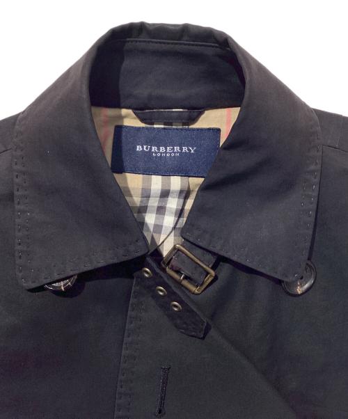 BURBERRY LONDON（バーバリーロンドン）BURBERRY LONDON (バーバリーロンドン) ショートトレンチコート ブラック サイズ:FREEの古着・服飾アイテム