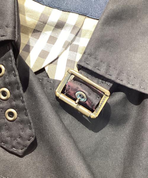 BURBERRY LONDON（バーバリーロンドン）BURBERRY LONDON (バーバリーロンドン) ショートトレンチコート ブラック サイズ:FREEの古着・服飾アイテム