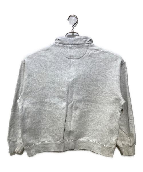 HUF（ハフ）HUF (ハフ) ハーフジップスウェット グレー サイズ:Lの古着・服飾アイテム