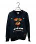 A BATHING APE（ア ベイシング エイプ）の古着「クルーネックスウェット」｜ブラック