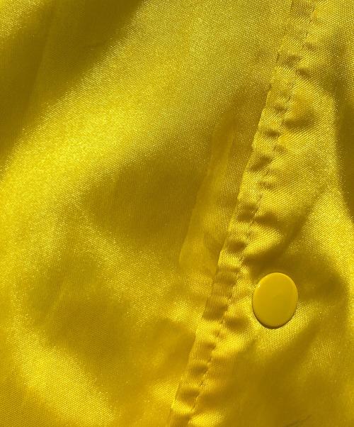 Champion（チャンピオン）Champion (チャンピオン) SUPREME (シュプリーム) Satin Jacket イエロー サイズ:XLの古着・服飾アイテム