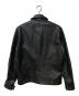 BOSS (ボス) Malto ラムレザージャケット ブラック サイズ:46：40000円