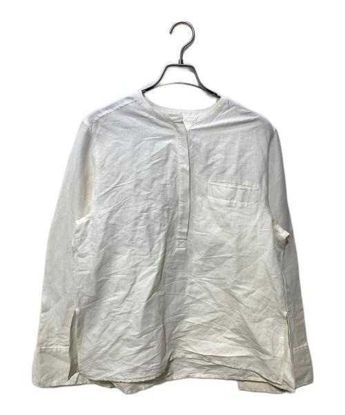 toteme（トーテム）toteme (トーテム) HALF BUTTON LINEN SHIRT アイボリー サイズ:SIZE34の古着・服飾アイテム