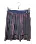 sacai（サカイ）の古着「スタッズギャザープリーツアシンメトリースカート」｜パープル