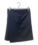 HYKEハイク）の古着「ウールラップスカート」｜ネイビー