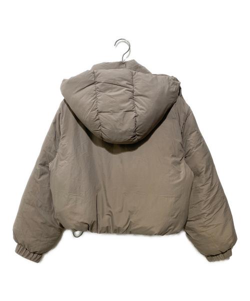 GAP（ギャップ）GAP (ギャップ) プリマロフトフーデッドジャケット ブラウン サイズ:XXSの古着・服飾アイテム