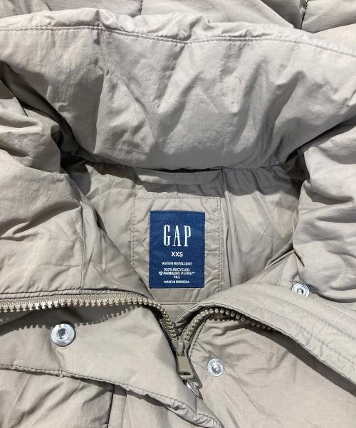 GAP（ギャップ）GAP (ギャップ) プリマロフトフーデッドジャケット ブラウン サイズ:XXSの古着・服飾アイテム