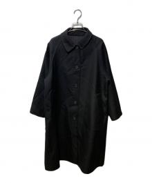 SHIPS Primary navy label（シップス プライマリー ネイビー レーベル）の古着「リバーシブルステンカラーコート」｜ブラック