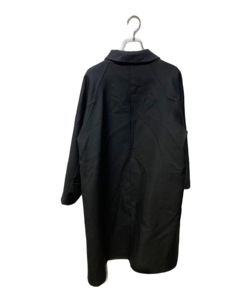 SHIPS Primary navy label（シップス プライマリー ネイビー レーベル）SHIPS Primary navy label (シップス プライマリー ネイビー レーベル) リバーシブルステンカラーコート ブラック サイズ:38の古着・服飾アイテム