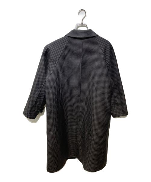 SHIPS Primary navy label（シップス プライマリー ネイビー レーベル）SHIPS Primary navy label (シップス プライマリー ネイビー レーベル) リバーシブルステンカラーコート ブラック サイズ:38の古着・服飾アイテム