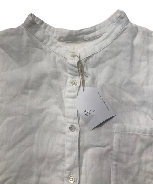 SISAM（シサム）SISAM (シサム) WGリラックスシャツ ホワイト サイズ:FREEの古着・服飾アイテム