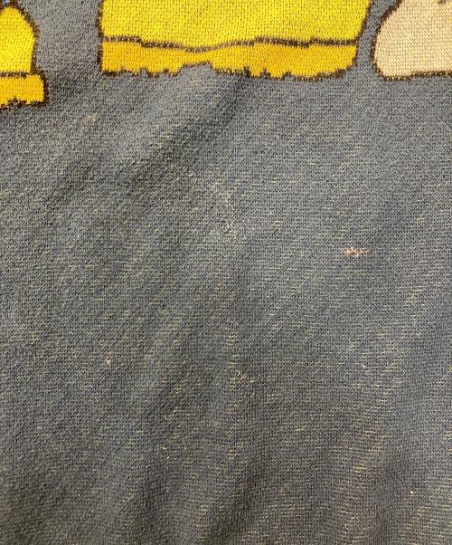 BlackEyePatch（ブラックアイパッチ）BlackEyePatch (ブラックアイパッチ) クルーネックニット ブルー サイズ:Mの古着・服飾アイテム