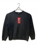 BlackEyePatchブラックアイパッチ）の古着「クルーネックスウェット」｜ブラック