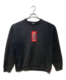 BlackEyePatch（ブラックアイパッチ）の古着「クルーネックスウェット」｜ブラック