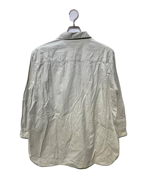 MHL（エムエイチエル）MHL (エムエイチエル) コットンプルオーバーシャツ ホワイト サイズ:SIZE2の古着・服飾アイテム