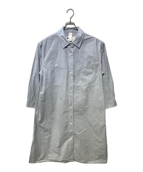 MHL（エムエイチエル）MHL (エムエイチエル) END ON END COTTON WEAVE DRESS ブルー サイズ:SIZE2の古着・服飾アイテム