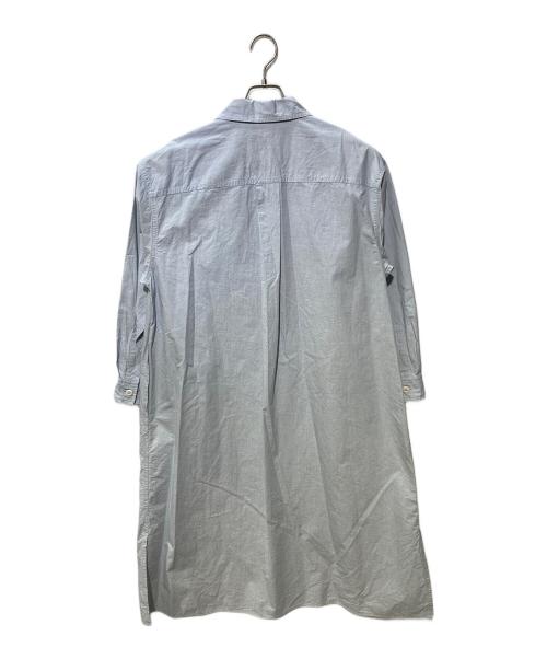 MHL（エムエイチエル）MHL (エムエイチエル) END ON END COTTON WEAVE DRESS ブルー サイズ:SIZE2の古着・服飾アイテム