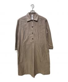 MHL（エムエイチエル）の古着「GARMENT DYE COTTON MOLESKIN DRESS」｜ブラウン