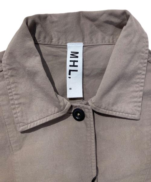 MHL（エムエイチエル）MHL (エムエイチエル) GARMENT DYE COTTON MOLESKIN DRESS ブラウン サイズ:SIZE 2の古着・服飾アイテム