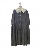 haupiaハウピア）の古着「森からお便りワンピース」｜グレー