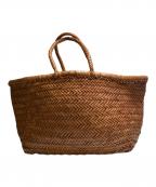 SAINT CHRISTOPHERセント クリストファー）の古着「メッシュレザートートバッグ」｜ブラウン