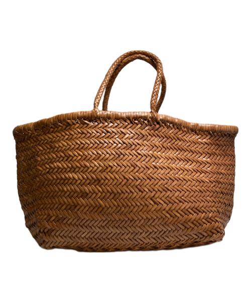 SAINT CHRISTOPHER（セント クリストファー）SAINT CHRISTOPHER (セント クリストファー) メッシュレザートートバッグ ブラウン サイズ:FREEの古着・服飾アイテム