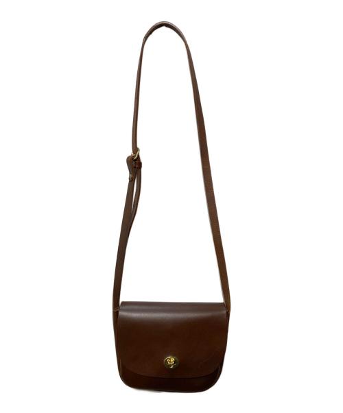 Mimi Berry（ミミベリー）Mimi Berry (ミミベリー) レザーショルダーバッグ ブラウン サイズ:FREEの古着・服飾アイテム