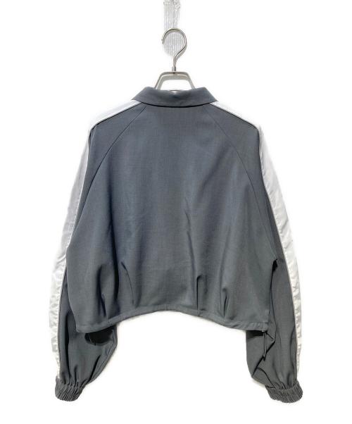 eimy istoire（エイミーイストワール）eimy istoire (エイミーイストワール) スイッチングバイカラーブルゾン グレー サイズ:Freeの古着・服飾アイテム