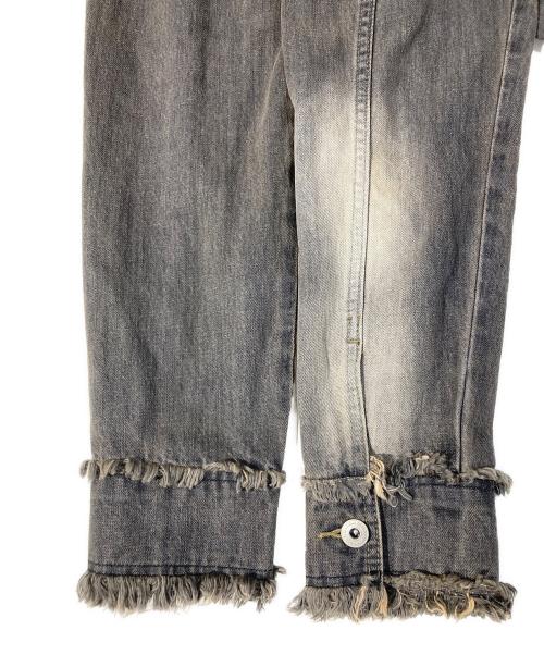 LAGUA GEM（ラグアジェム）LAGUA GEM (ラグアジェム) CUT OFF COMPACTデニムジャケット グレー サイズ:Mの古着・服飾アイテム