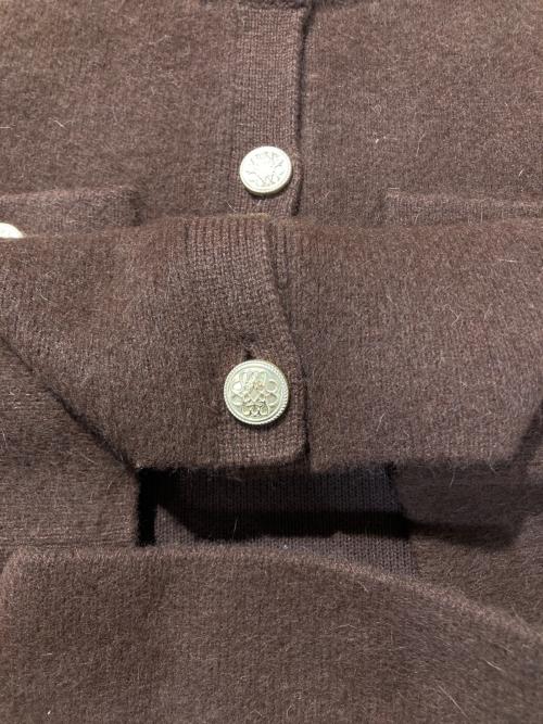 Snidel（スナイデル）Snidel (スナイデル) フォックスニットジャケット ブラウン サイズ:FREEの古着・服飾アイテム