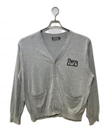 Hysteric Glamour（ヒステリックグラマー）の古着「SMOKING GIRLジャカード カーディガン」｜グレー