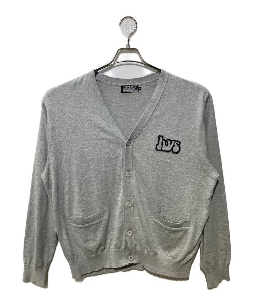 Hysteric Glamour（ヒステリックグラマー）Hysteric Glamour (ヒステリックグラマー) SMOKING GIRLジャカード カーディガン グレー サイズ:Ⅼの古着・服飾アイテム