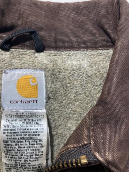 CarHartt（カーハート）CarHartt (カーハート) ダックジャケット ブラウン サイズ:Lの古着・服飾アイテム