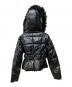GYDA (ジェイダ) GD Belted Faux Leather Short Down Coat　ベルト付きフェイクレザーショートダウンコート ブラック サイズ:FREE：12000円