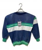 adidasアディダス）の古着「センタートレフォイルロゴスウェット」｜ネイビー